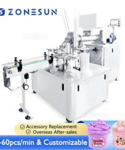 Rotary Crystal Mud Cup Filling Sealing Machine