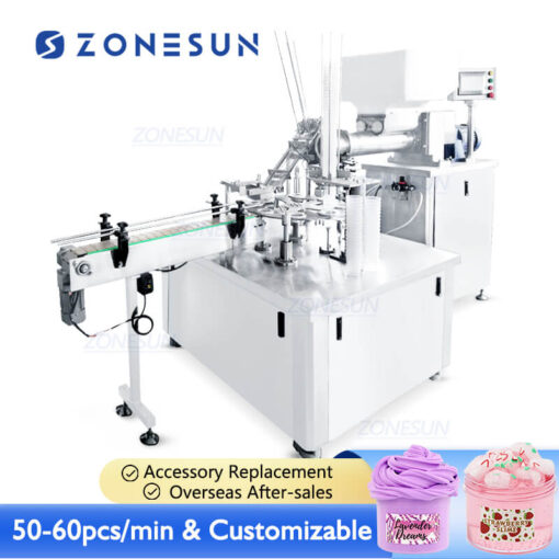 Rotary Crystal Mud Cup Filling Sealing Machine