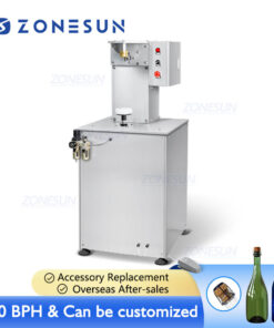 Semi Automatic Muselet Caging Capping Machine