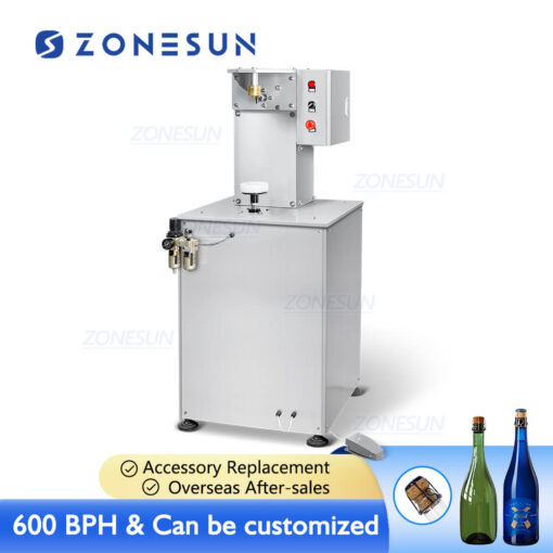 Semi Automatic Muselet Caging Capping Machine