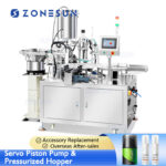 Pressurized Hopper Cosmetic Filling Capping Machine