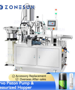Pressurized Hopper Cosmetic Filling Capping Machine