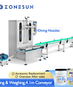 Double Diving Nozzle Weighing Filling Machine