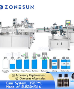 Full Automatic Servo Liquid Bottle Filling Line