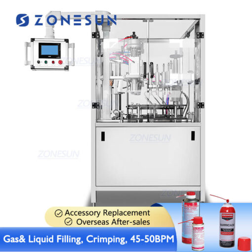 BOV Aerosol Can Filling Capping Machine