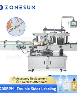 Automatic Double Sides Flat Bottles Labeling Machine