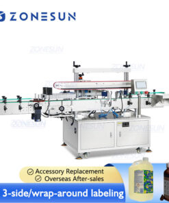 Square Bottle Three Sides Labeling Machine