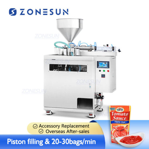 Paste Premade Pouch Filling Sealing Machine