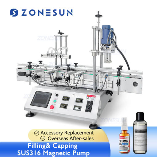 Cosmetic Liquid Filling Capping Machine