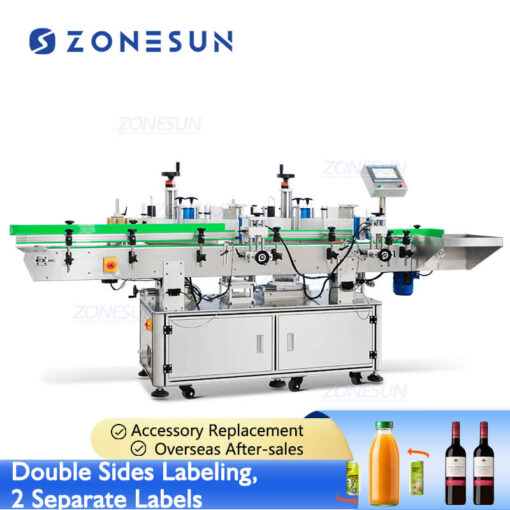 Double Side Round Bottle Labeling Machine