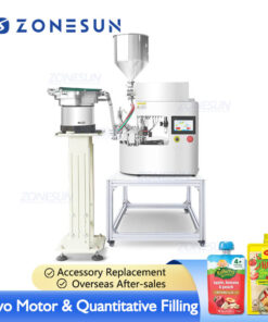 Paste Spout Pouch Filling Capping Machine
