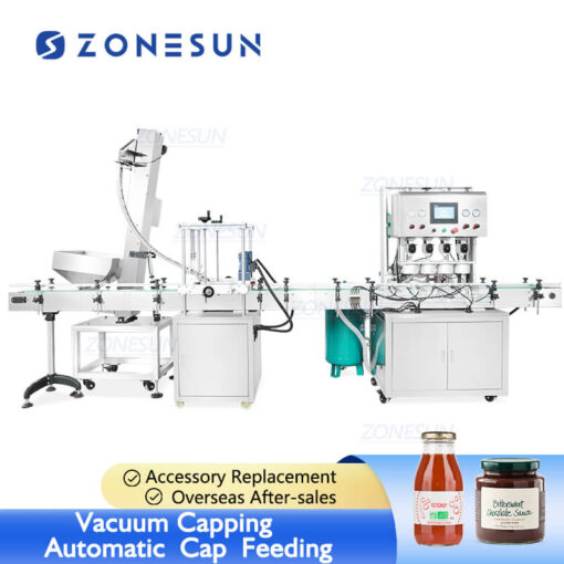 Linear Vacuum Capping Machine