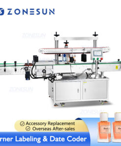 Square Bottle Corner Labeling Machine