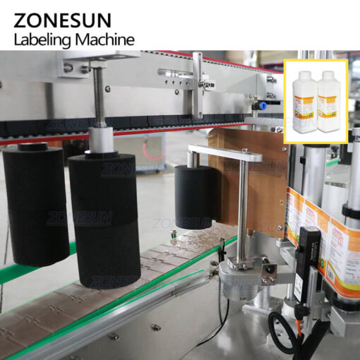Square Bottle Corner Labeling Machine - Image 5