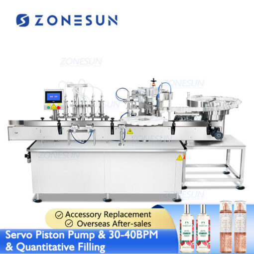 Cosmetic Spray Bottles Filling Capping Machine