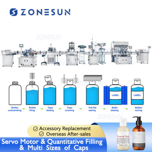 Full Automatic Cosmetic Paste Filling Line