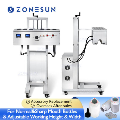 Vertical Aluminum Foil Lid Sealing Machine