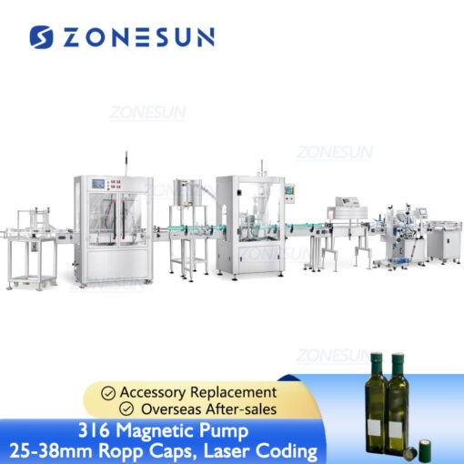 Spirits Wine Pilfer Proof Ropp Filling Line