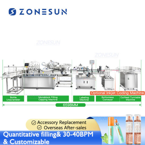 Cosmetic Spray Filling Line