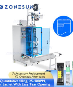 Easy Tear Opening Sachet Filling Sealing Machine