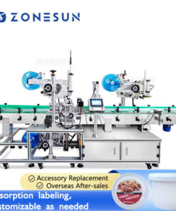 Automatic Chicken Bucket Labeling Machine