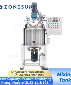 Vacuum Homogenizing Emulsifying Mixing Tank