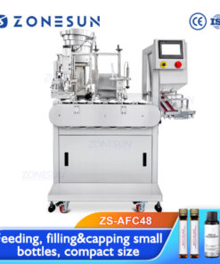 Small Bottles Liquid Filling Capping Machine