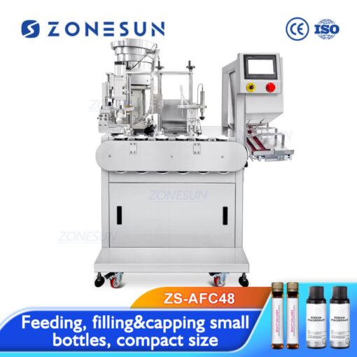 Small Bottles Liquid Filling Capping Machine
