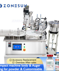 Powder Vial Filling Capping Machine