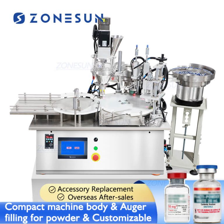 Powder Vial Filling Capping Machine