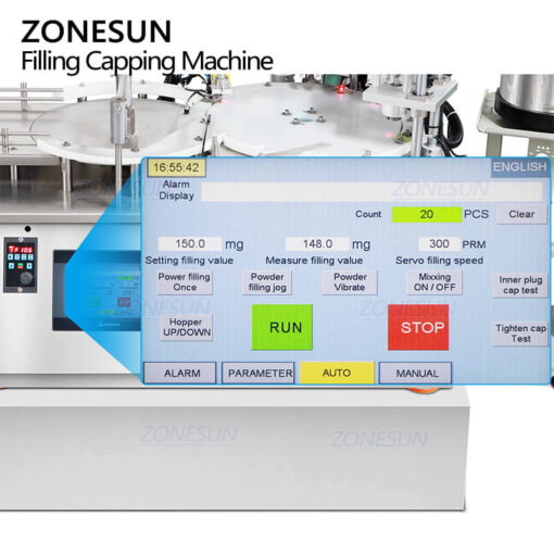 Powder Vial Filling Capping Machine