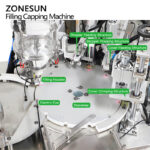 Powder Vial Filling Capping Machine