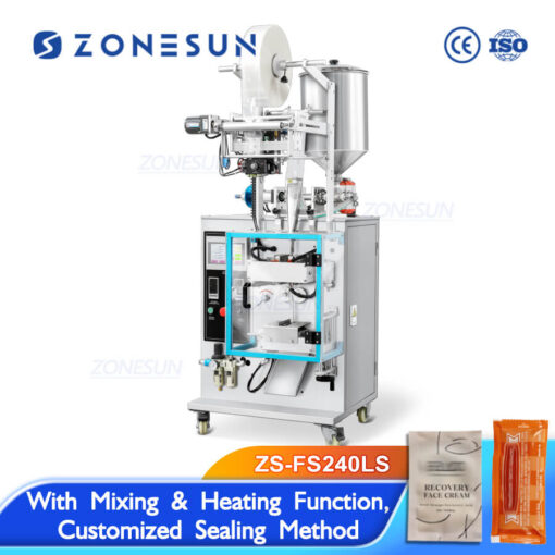Small Sachet Paste Mixing Heating Filling Sealing Machine