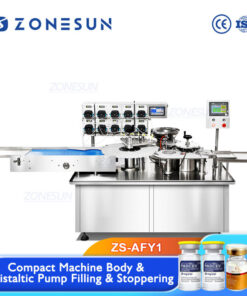 Vial Filling Stoppering Machine