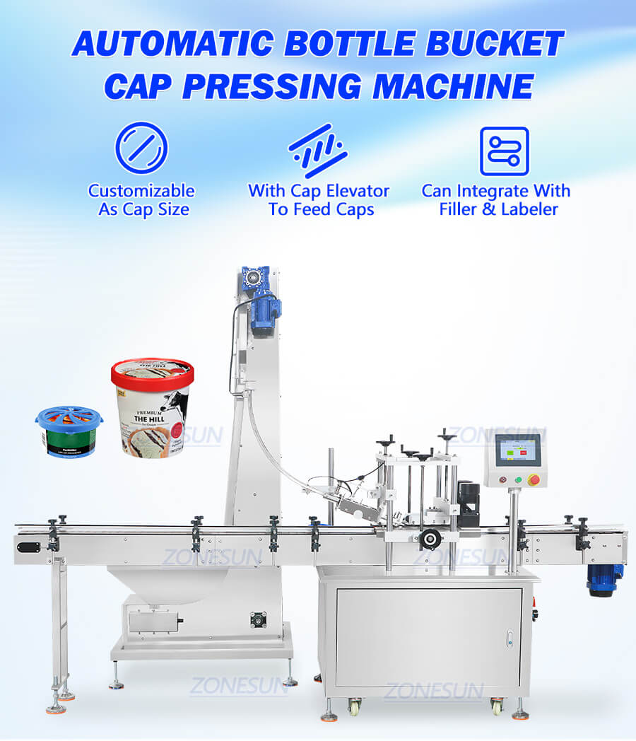 Dust Proof Lid Capping Pressing Machine X1