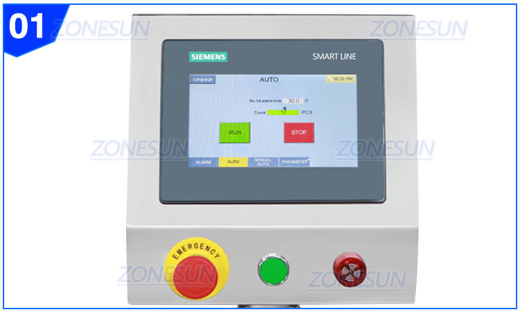 Dust Proof Lid Capping Pressing Machine X4