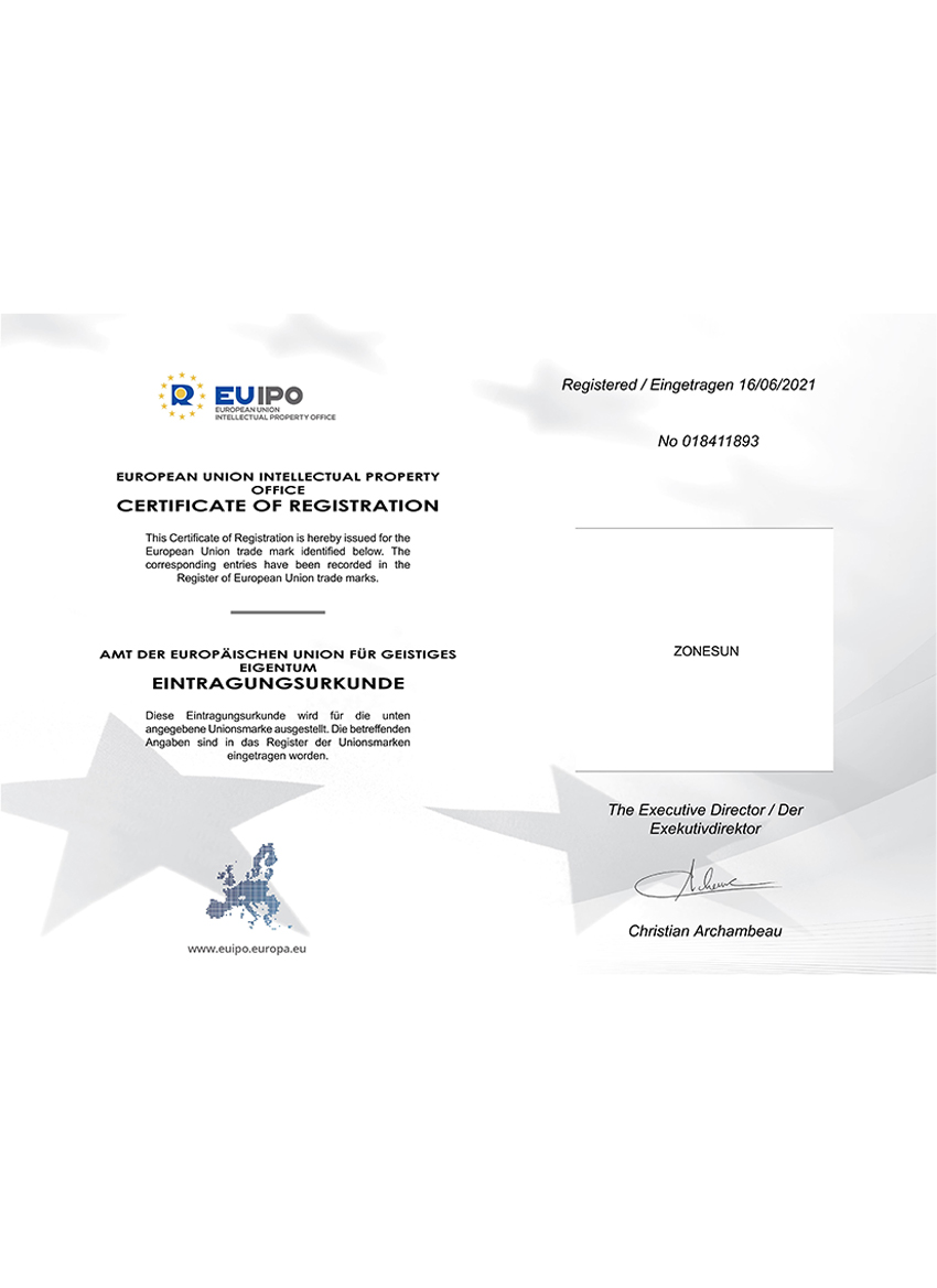 CERTIFICATE OF REGISTRATION