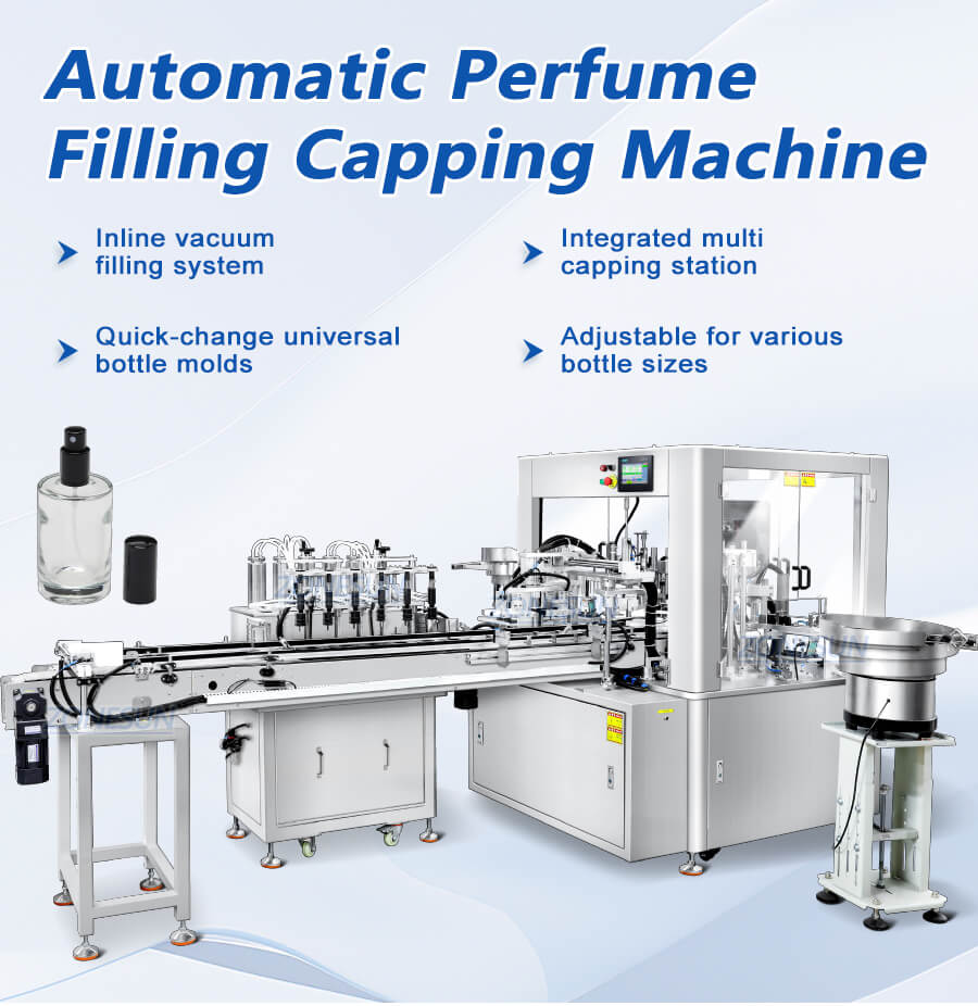 Vacuum Perfume Filling Capping Machine X1